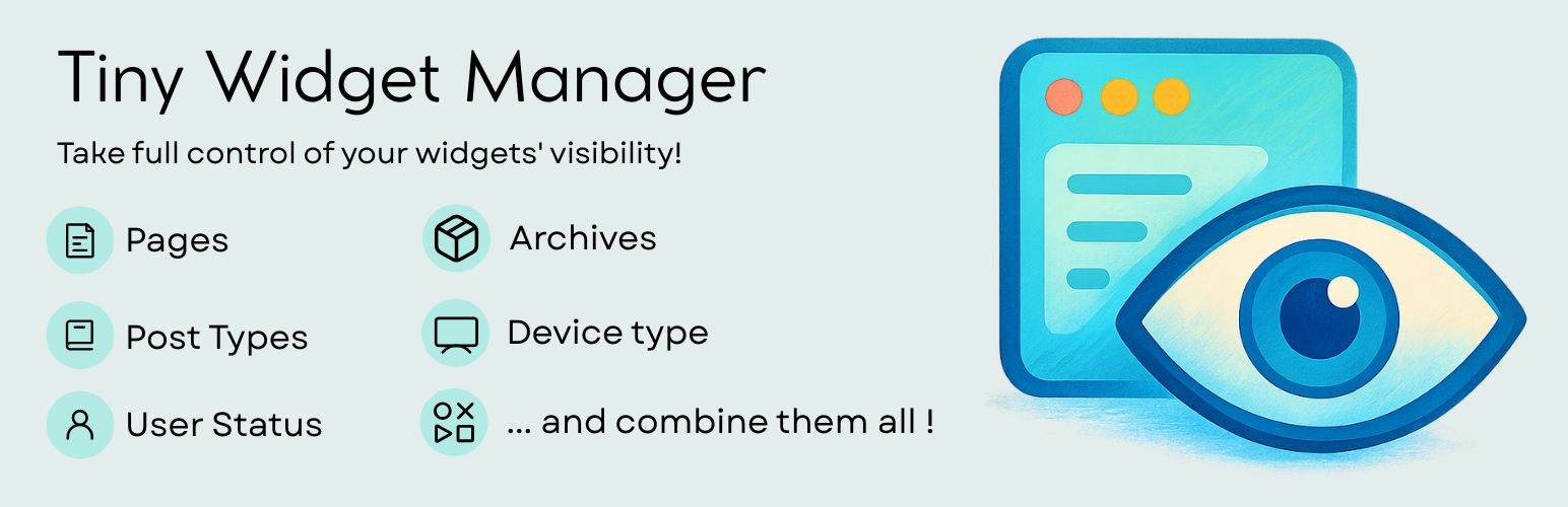 Tiny Widget Manager